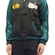 Load image into Gallery viewer, Hanatabi Gakudan Men's Japanese Souvenir Jacket Japanese lucky cat Sukajan Script SSJ-514
