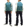 Load image into Gallery viewer, Hanatabi Gakudan Men's Japanese Souvenir Jacket Japanese lucky cat Sukajan Script SSJ-514