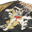 Load image into Gallery viewer, Hanatabi Gakudan Men's Japanese Souvenir Jacket Japanese Sumo Wrestling Sukajan Script SSJ-515