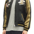 Load image into Gallery viewer, Hanatabi Gakudan Men's Japanese Souvenir Jacket Japanese Sumo Wrestling Sukajan Script SSJ-515