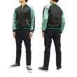 Load image into Gallery viewer, Hanatabi Gakudan Men's Japanese Souvenir Jacket Japanese Sumo Wrestling Sukajan Script SSJ-515