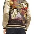 Load image into Gallery viewer, Hanatabi Gakudan Men's Japanese Souvenir Jacket Japanese Ukiyo-e Art Sukajan Script SSJ-516