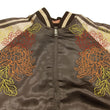 Load image into Gallery viewer, Hanatabi Gakudan Men's Japanese Souvenir Jacket Japanese Ukiyo-e Art Sukajan Script SSJ-516