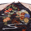 Load image into Gallery viewer, Hanatabi Gakudan Men's Japanese Souvenir Jacket Japanese Goldfish Art Sukajan Script SSJ-517