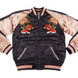 Load image into Gallery viewer, Hanatabi Gakudan Men's Japanese Souvenir Jacket Japanese Goldfish Art Sukajan Script SSJ-517