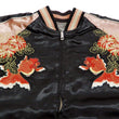 Load image into Gallery viewer, Hanatabi Gakudan Men's Japanese Souvenir Jacket Japanese Goldfish Art Sukajan Script SSJ-517