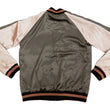 Load image into Gallery viewer, Hanatabi Gakudan Men's Japanese Souvenir Jacket Japanese Goldfish Art Sukajan Script SSJ-517