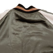 Load image into Gallery viewer, Hanatabi Gakudan Men's Japanese Souvenir Jacket Japanese Goldfish Art Sukajan Script SSJ-517