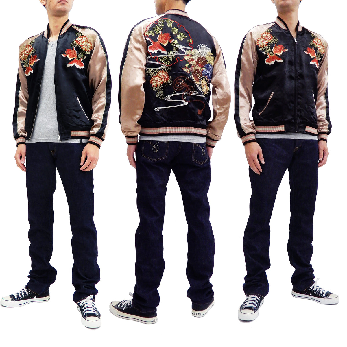TALONジップJAPANESE EMBROIDERED JACKET TALONジップJAPANESE EMBROIDERED JACKET
