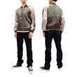 Load image into Gallery viewer, Hanatabi Gakudan Men's Japanese Souvenir Jacket Japanese Goldfish Art Sukajan Script SSJ-517