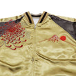 Load image into Gallery viewer, Hanatabi Gakudan Men's Japanese Souvenir Jacket Kintaro and the Giant Carp Sukajan Script SSJ-518