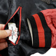 Load image into Gallery viewer, Hanatabi Gakudan Men's Japanese Souvenir Jacket Japanese Cat Art Sukajan Script SSJ-519