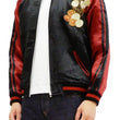 Load image into Gallery viewer, Hanatabi Gakudan Men's Japanese Souvenir Jacket Japanese Cat Art Sukajan Script SSJ-519