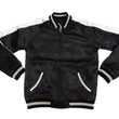 Load image into Gallery viewer, Hanatabi Gakudan Men's Japanese Souvenir Jacket Japanese Fox Mask Sukajan Script SSJ-520