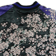 Load image into Gallery viewer, Hanatabi Gakudan Men's Japanese Souvenir Jacket Japanese Cherry Blossom Sukajan Script SSJ-521