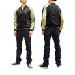 Load image into Gallery viewer, Hanatabi Gakudan Men's Japanese Souvenir Jacket Japanese Cherry Blossom Sukajan Script SSJ-521