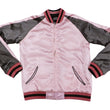 Load image into Gallery viewer, Hanatabi Gakudan Men's Japanese Souvenir Jacket Japanese Fox Art Sukajan Script SSJ-522