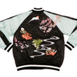 Load image into Gallery viewer, Hanatabi Gakudan Men's Japanese Souvenir Jacket Japanese Cat Art Sukajan SSJ-703
