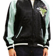 Load image into Gallery viewer, Hanatabi Gakudan Men's Japanese Souvenir Jacket Japanese Cat Art Sukajan SSJ-703