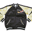 Load image into Gallery viewer, Hanatabi Gakudan Men's Japanese Souvenir Jacket Japanese Butterfly Art Sukajan Script SSJ-704