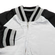 Load image into Gallery viewer, Hanatabi Gakudan Men's Japanese Souvenir Jacket Japanese Butterfly Art Sukajan Script SSJ-704