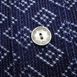 Load image into Gallery viewer, Samurai Jeans Indigo Sashiko Shirt Men's Diamond Stitch Sashiko Long Sleeve Button Up Work Shirt SSS23-SSK