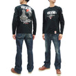 Load image into Gallery viewer, Suikyo T-Shirt Men's Japanese Fighter Aircraft Graphic Long Sleeve Tee SYLT-190 Black
