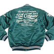 Load image into Gallery viewer, Tedman Men's Polyester Satin Varsity Jacket Custom Baseball Jacket TBBJ-040 Green