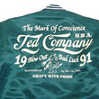 Load image into Gallery viewer, Tedman Men's Polyester Satin Varsity Jacket Custom Baseball Jacket TBBJ-040 Green