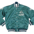 Load image into Gallery viewer, Tedman Men's Polyester Satin Varsity Jacket Custom Baseball Jacket TBBJ-040 Green