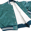 Load image into Gallery viewer, Tedman Men's Polyester Satin Varsity Jacket Custom Baseball Jacket TBBJ-040 Green