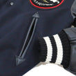 Load image into Gallery viewer, Tedman Varsity Jacket Men's Letterman Jacket Custom Award Jacket TDJ-23000 Navy-Blue/Black