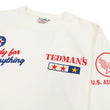 Load image into Gallery viewer, Tedman T-Shirt Men's Lucky Devil Military Graphic Long Sleeve Tee Efu-Shokai TDLS-349 Off-White