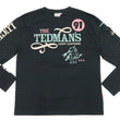Load image into Gallery viewer, Tedman T-Shirt Men's Lucky Devil Graphic Long Sleeve Tee Efu-Shokai TDLS-350 Black