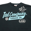 Load image into Gallery viewer, Tedman T-Shirt Men's Lucky Devil Logo Graphic Long Sleeve Tee Efu-Shokai TDLS-355 Black