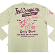 Load image into Gallery viewer, Tedman T-Shirt Men's Lucky Devil Logo Graphic Long Sleeve Tee Efu-Shokai TDLS-355 Beige