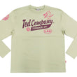 Load image into Gallery viewer, Tedman T-Shirt Men's Lucky Devil Logo Graphic Long Sleeve Tee Efu-Shokai TDLS-355 Beige