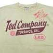 Load image into Gallery viewer, Tedman T-Shirt Men's Lucky Devil Logo Graphic Long Sleeve Tee Efu-Shokai TDLS-355 Beige