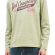 Load image into Gallery viewer, Tedman T-Shirt Men's Lucky Devil Logo Graphic Long Sleeve Tee Efu-Shokai TDLS-355 Beige