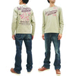 Load image into Gallery viewer, Tedman T-Shirt Men's Lucky Devil Logo Graphic Long Sleeve Tee Efu-Shokai TDLS-355 Beige