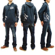 Load image into Gallery viewer, Tedman Pullover Hoodie Men's Lucky Devil Graphic Printed Hooded Sweatshirt TDPSP-101 Dark-Blue