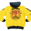 Load image into Gallery viewer, Tedman Hoodie Men's Casual Full Zip Hoodie Zip-Up Printed Hooded Sweatshirt TDSP-149 Yellow