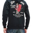 Load image into Gallery viewer, Tedman Pullover Hoodie Men's Lucky Devil Graphic Printed Hooded Sweatshirt TDSP-152 Black