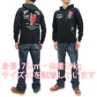 Load image into Gallery viewer, Tedman Pullover Hoodie Men's Lucky Devil Graphic Printed Hooded Sweatshirt TDSP-152 Black