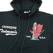 Load image into Gallery viewer, Tedman Pullover Hoodie Men's Lucky Devil Graphic Printed Hooded Sweatshirt TDSP-152 Black