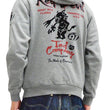 Load image into Gallery viewer, Tedman Full Zip Hoodie Men's Graphic Printed Zip-Up Hooded Sweatshirt TDSP-156 Ash-Gray