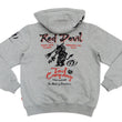 Load image into Gallery viewer, Tedman Full Zip Hoodie Men's Graphic Printed Zip-Up Hooded Sweatshirt TDSP-156 Ash-Gray