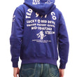 Load image into Gallery viewer, Tedman Full Zip Hoodie Men's Graphic Printed Zip-Up Hooded Sweatshirt TDSP-157 Blue