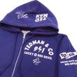 Load image into Gallery viewer, Tedman Full Zip Hoodie Men's Graphic Printed Zip-Up Hooded Sweatshirt TDSP-157 Blue