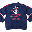 Load image into Gallery viewer, Tedman Men's Casual Tricot Tracksuit 2-piece Set with Lucky Devil Graphic TJSET-100 Dark-Blue